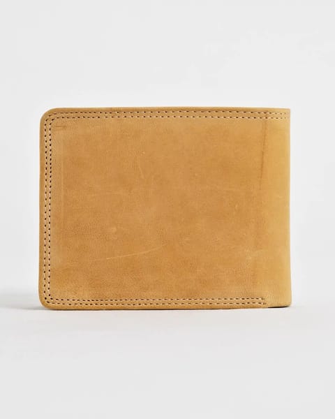 Cambridge - Men’s Original Leather Wallet (Rugged Series) - Tan - Image 10