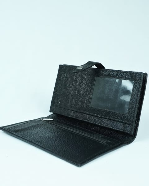 Lily - Women’s Original Leather Wallet - Black - Image 2