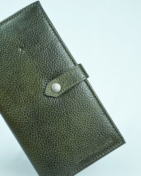 Lily - Women’s Original Leather Wallet - Green - Image 4