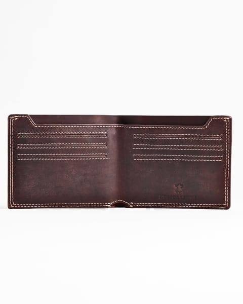 Heritage (Sleek Series) - Men’s Original Leather Wallet - Vintage Brown - Image 3