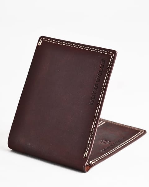 Heritage (Sleek Series) - Men’s Original Leather Wallet - Vintage Brown - Image 5