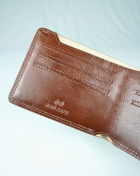 Heritage (Sleek Series) - Men’s Original Leather Wallet - Rich Brown - Image 7