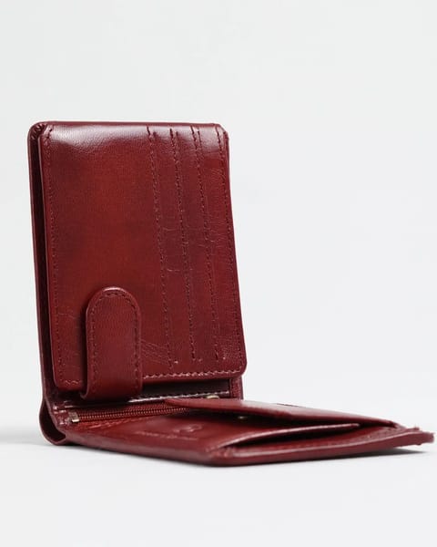 Cambridge (Limited Edition) Men’s Original Leather Wallet - Cherry Blend - Image 3