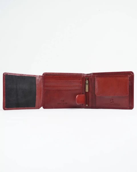 Cambridge (Limited Edition) Men’s Original Leather Wallet - Cherry Blend - Image 6