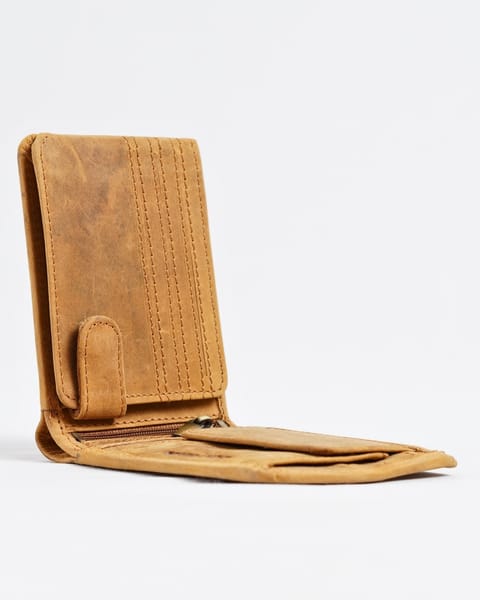 Cambridge (Limited Edition) Men’s Original Leather Wallet - Rugged Tan - Eagle - Image 9