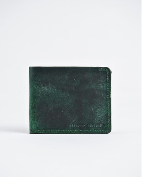 Heritage (Sleek Series) - Men’s Original Leather Wallet - Green - Image 4