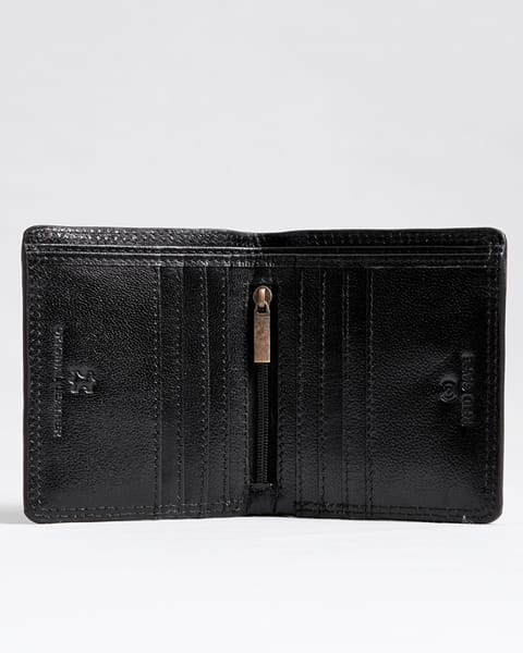 Aubrey - Men’s Original Leather Wallet (Executive Series) - Jet Black