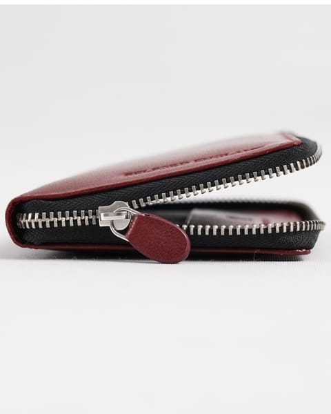 Oliver - Original Leather Sleek Passport  Holder (Brown and Cherry Blend) - Image 8