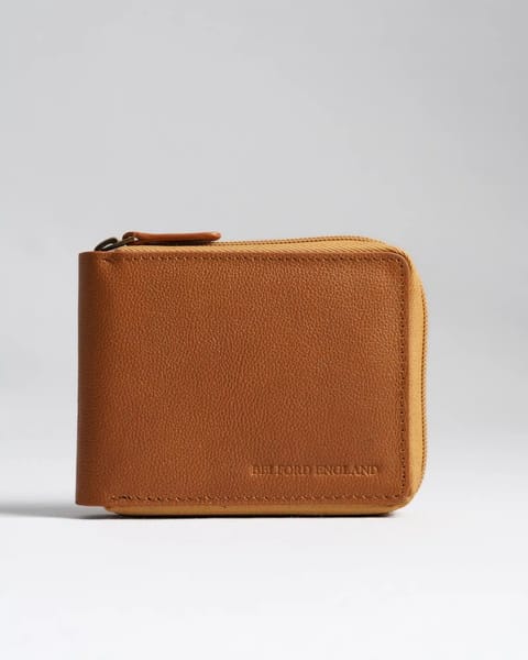 Tokyo Men’s Original Leather Wallet - (Rich Tan)