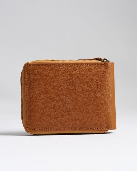 Tokyo Men’s Original Leather Wallet - (Rich Tan) - Image 6
