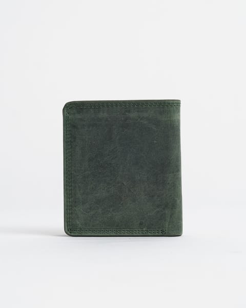 Aubrey - Men’s Original Leather Wallet - Rugged Green - Image 4
