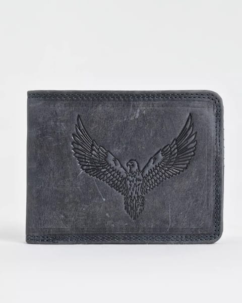 Cambridge (Limited Edition) Men’s Original Leather Wallet - Rugged Blue - Eagle