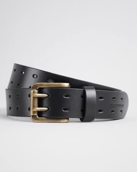 Taiwan Men's Original Leather Belt  (Black) - 28 - Image 2