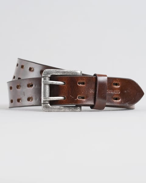 Taiwan Men's Original Leather Belt  (Vintage Brown) - 28-44 - Image 5