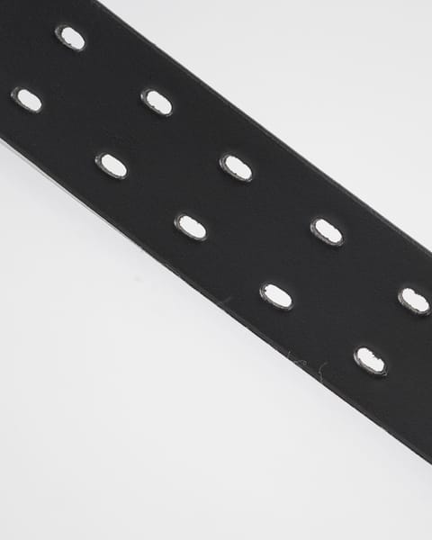 Taiwan Men's Original Leather Belt  (Black) - 28 - Image 6