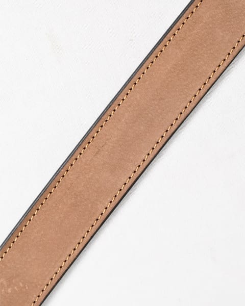 Sydney- Men's Original Leather Belt  (Suede Tan) - 28-44 - Image 8