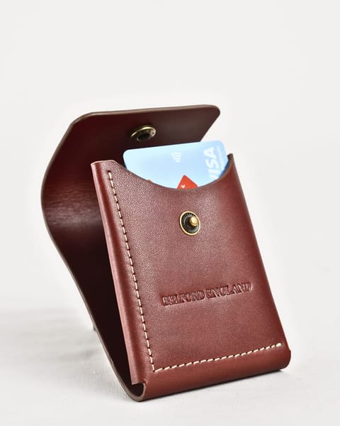 Milton - Men’s Original Leather Minimalist Wallet (Luxury Brown) - Image 5