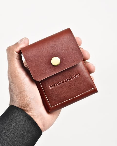 Milton - Men’s Original Leather Minimalist Wallet (Luxury Brown) - Image 6