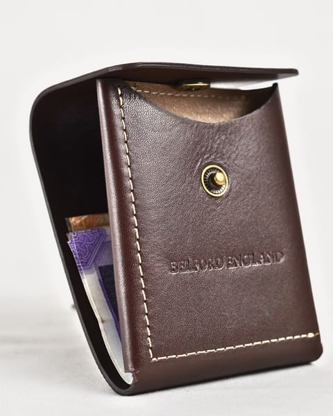 Milton - Men’s Original Leather Minimalist Wallet (Luxury Cherry) - Image 5