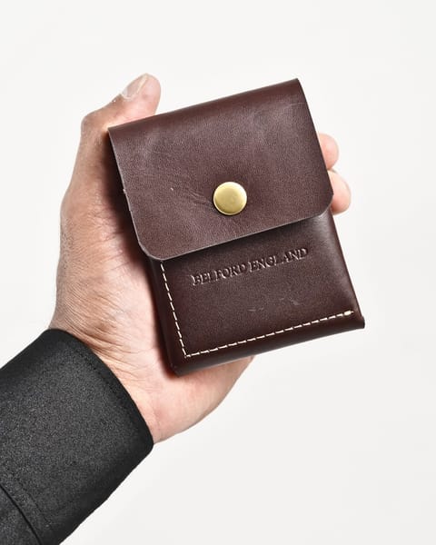 Milton - Men’s Original Leather Minimalist Wallet (Luxury Cherry) - Image 6