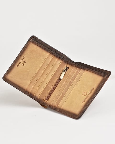 Aubrey - Men’s Original Leather Wallet (Limited Edition Rugged Tan) - Image 3