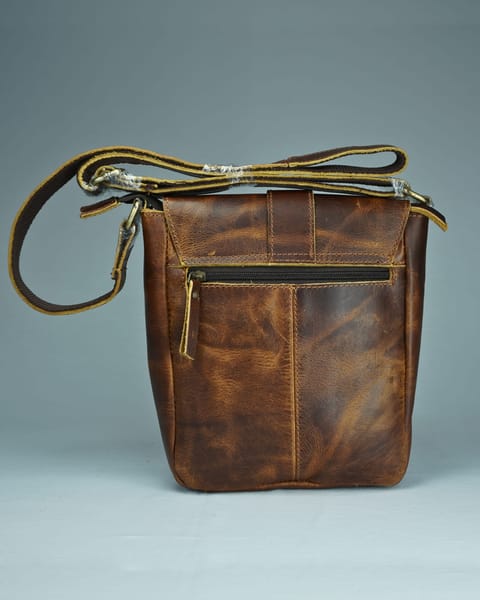 Texas Original Leather Sling Messenger Bag  (Multipurpose  Bag) - Image 4