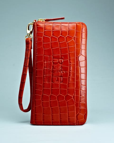 Ivy - Women’s Original Leather Wallet (Premium Red) - Image 4