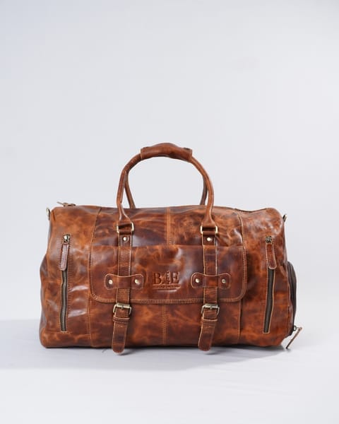 BroadMan - Original Leather Travel Bag (Legacy Tan) - Image 2