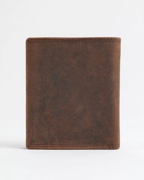 Hyde Men’s Original Leather Wallet (Rugged Brown) - Image 7