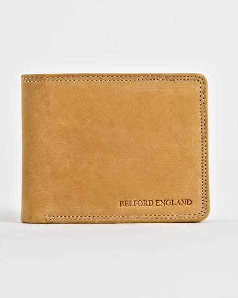 Cambridge Men’s Original Leather Wallet (Rugged Tan) - Image 6