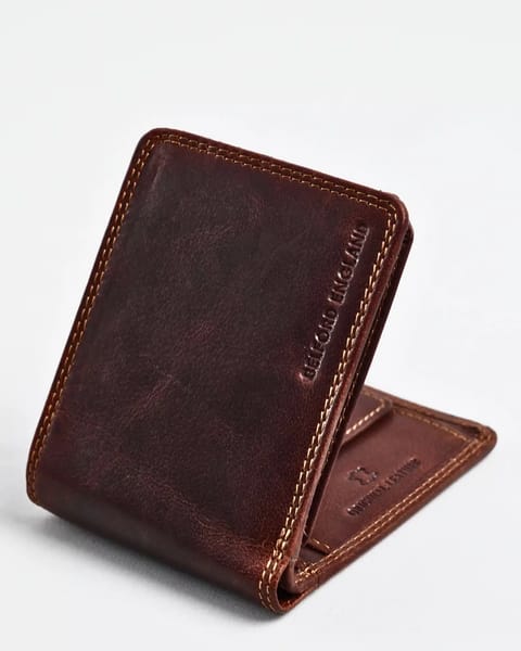 Cambridge - Men’s Original Leather Wallet (Vintage Brown)
