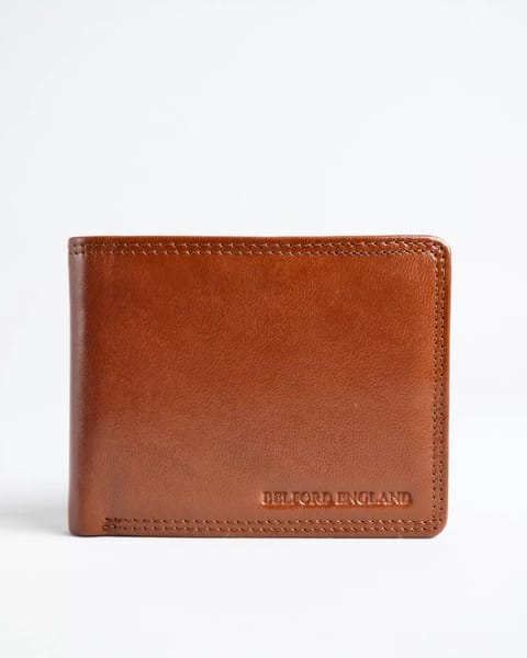 Cambridge - Men’s Original Leather Wallet (Cognac) - Image 5