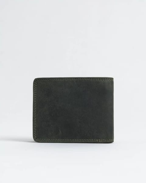 Cambridge Men’s Original Leather Wallet (Rugged Green) - Image 7