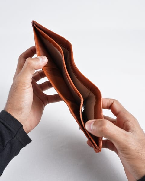 Dublin - Men’s Original Leather Trifold Wallet (Cognac) - Image 6