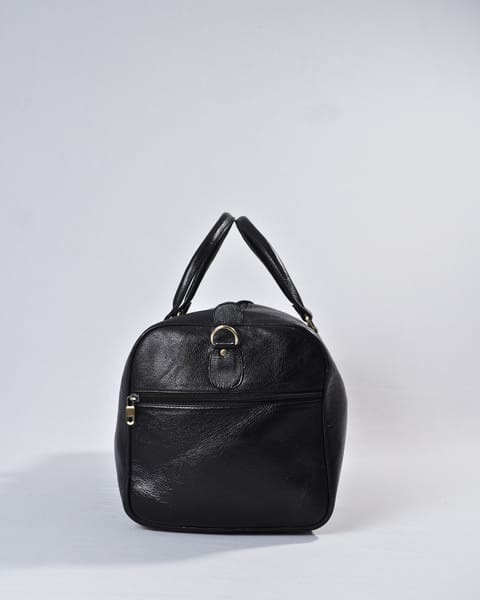 Classic Traveller - Original Leather Travel Bag (Black) - Image 4