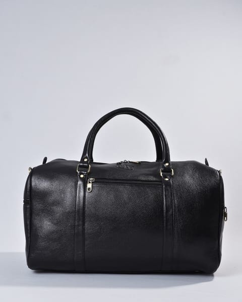 Classic Traveller - Original Leather Travel Bag (Black) - Image 5