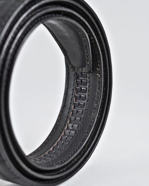 Oxford Men's Original Leather Belt  (Croco Black) - 28-44 - Image 4