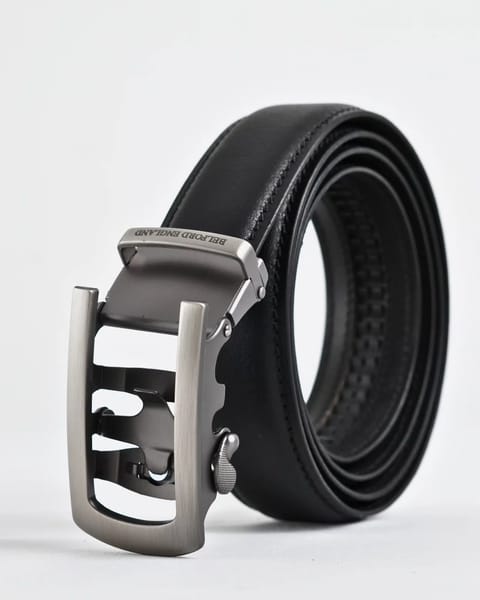 Oxford Men's Original Leather Belt  (Black) - 28-44 - Image 3