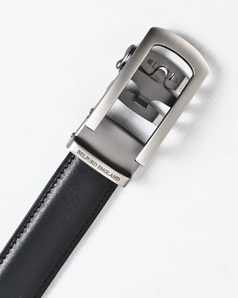 Oxford Men's Original Leather Belt  (Black) - 28-44 - Image 6