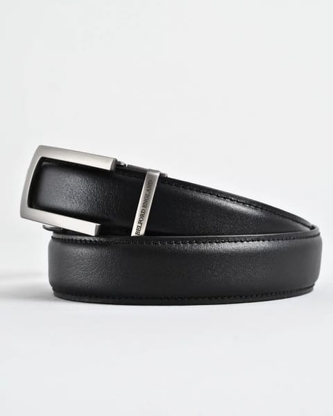 Oxford Men's Original Leather Belt  (Black) - 28-44 - Image 7