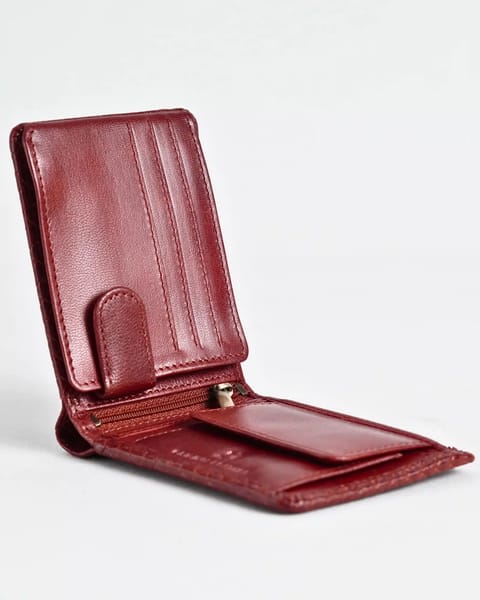 Cambridge Men’s Original Leather Wallet (Elite Criss-Cross) - Image 2