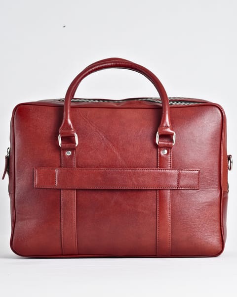 Executive Men's Original Leather Briefcase  (Saffiano) - Image 4