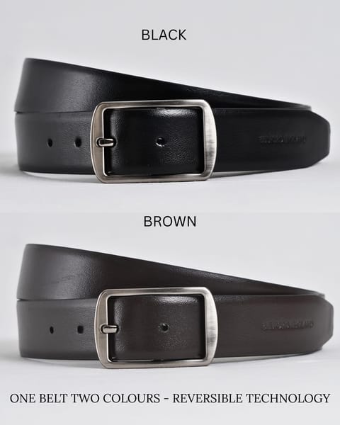 Chelsea Men's Original Leather Belt  Reversible (Black & Brown) - 28-44