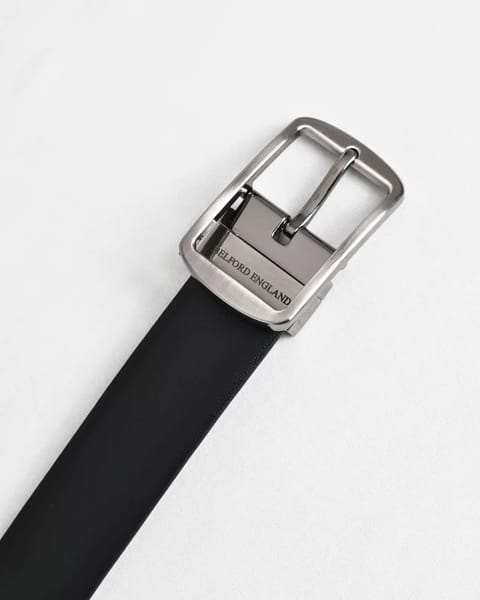 Chelsea Men's Original Leather Belt  Reversible (Black & Brown) - 28-44 - Image 9