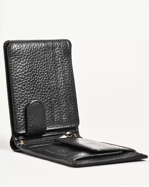 Cambridge - Men’s Original Leather Wallet (Posh Black)