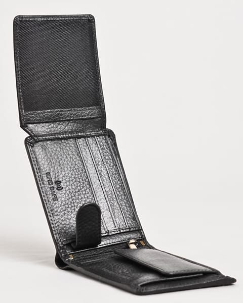 Cambridge - Men’s Original Leather Wallet (Posh Black) - Image 2