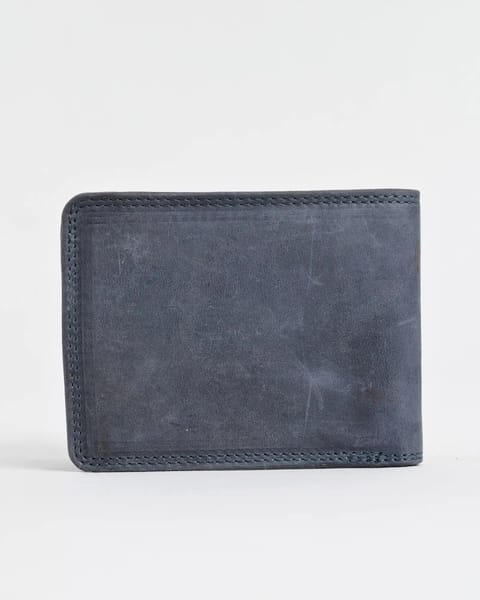 Cambridge - Men’s Original Leather Wallet (Rugged Blue) - Image 6