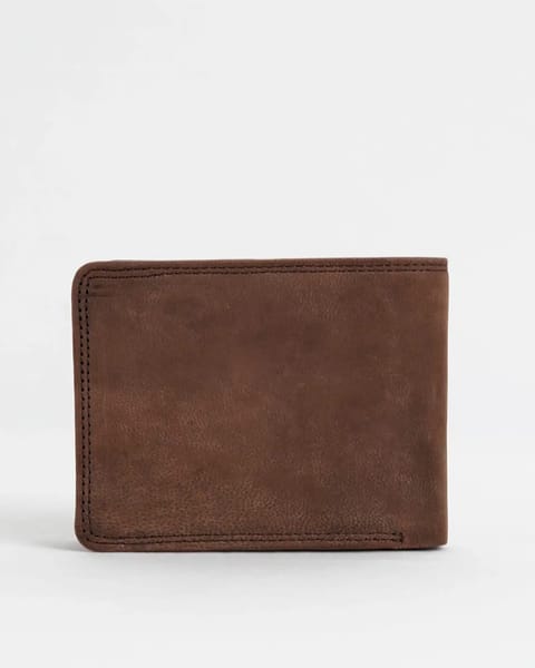 Cambridge - Men’s Original Leather Wallet (Rugged Series) - Brown - Image 10