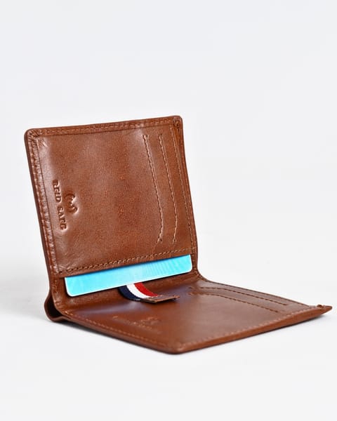 Florida (Sleek Series) - Men’s Original Leather Wallet (Rich Brown) - Image 3