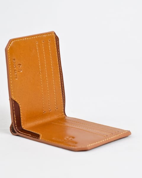 Miami (Sleek Series) - Men’s Original Leather Wallet (Rich Tan) - Image 3